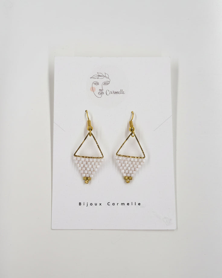 Boucles d'oreilles perlées - Bijoux Carmelle
