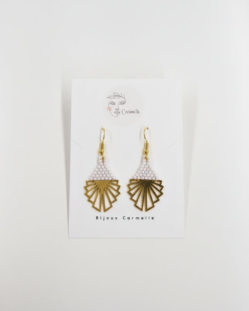 Boucles d'oreilles perlées - Bijoux Carmelle