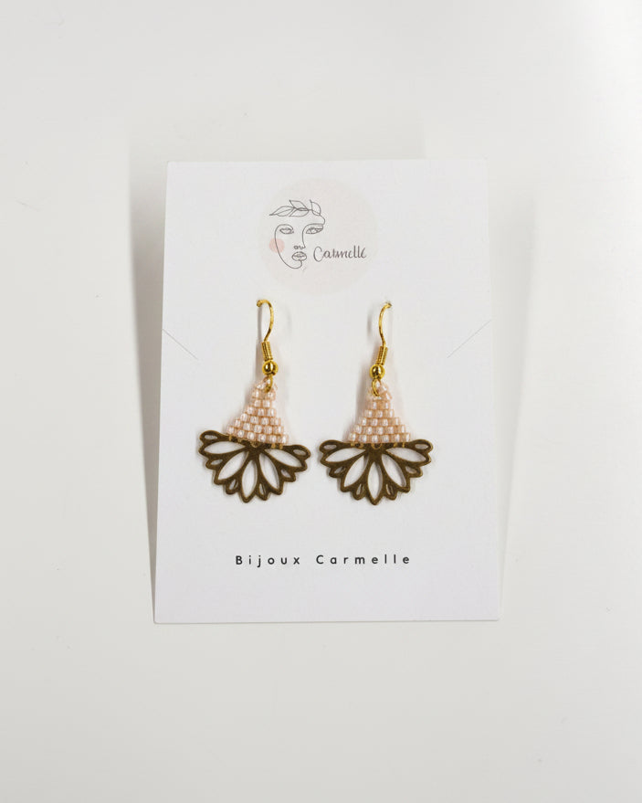 Boucles d'oreilles perlées - Bijoux Carmelle