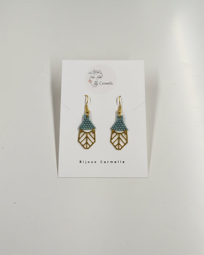 Boucles d'oreilles perlées - Bijoux Carmelle