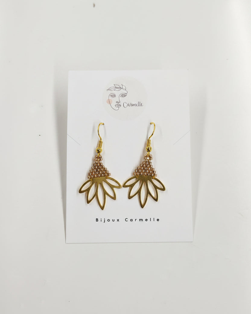 Boucles d'oreilles perlées - Bijoux Carmelle