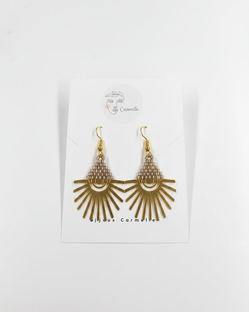 Boucles d'oreilles perlées - Bijoux Carmelle