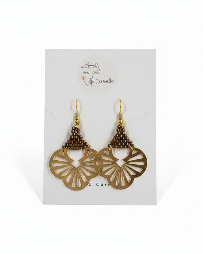 Boucles d'oreilles perlées - Bijoux Carmelle