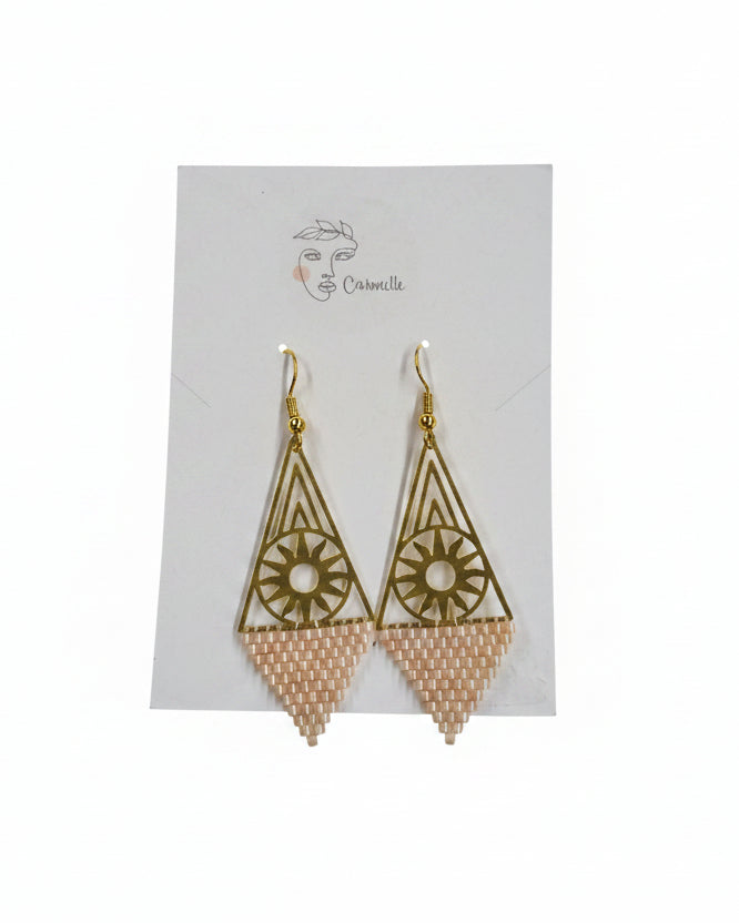 Boucles d'oreilles perlées - Bijoux Carmelle