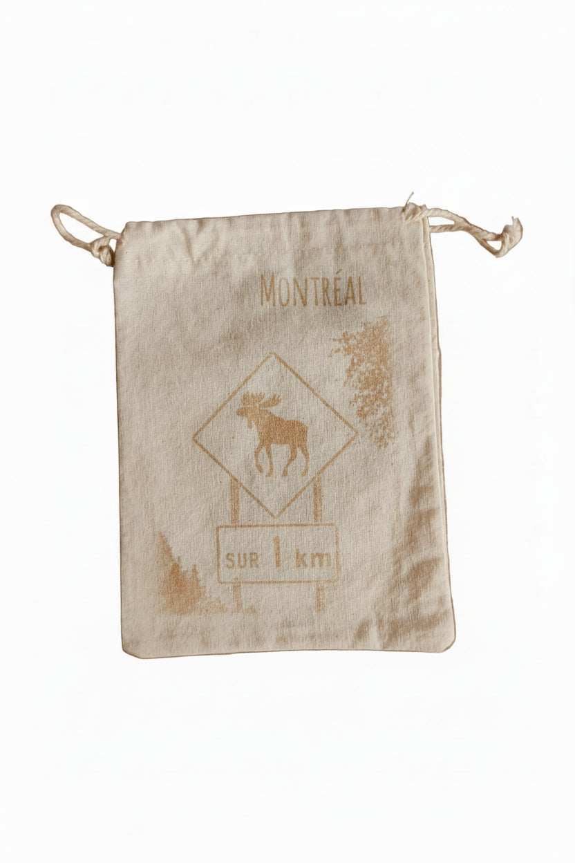 Pochette à cordon sérigraphiée - Petite
