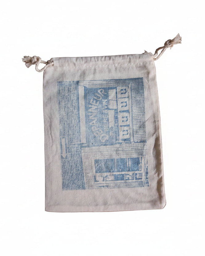 Pochette à cordon sérigraphiée - Petite
