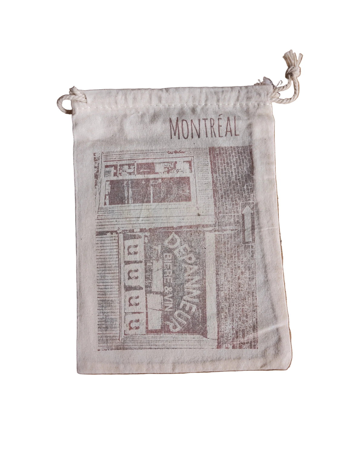 Pochette à cordon sérigraphiée - Petite
