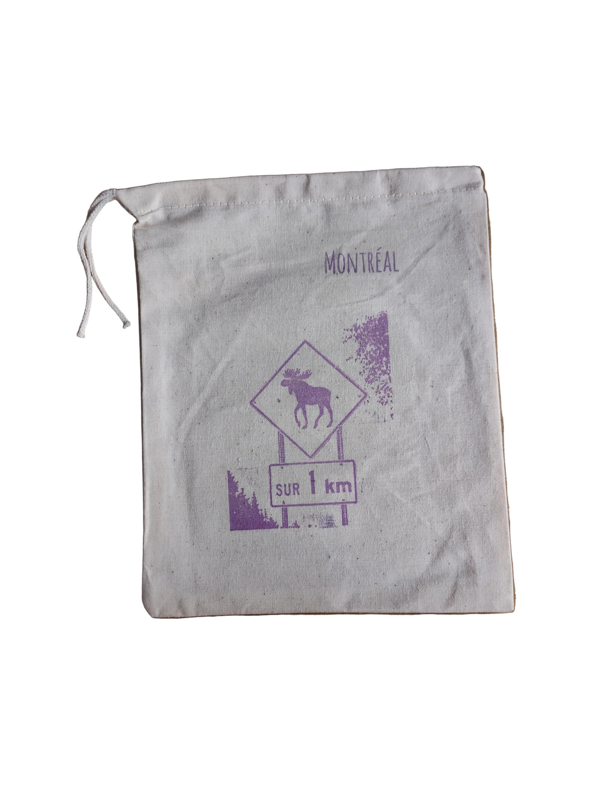 Pochette à cordon sérigraphiée - Moyen