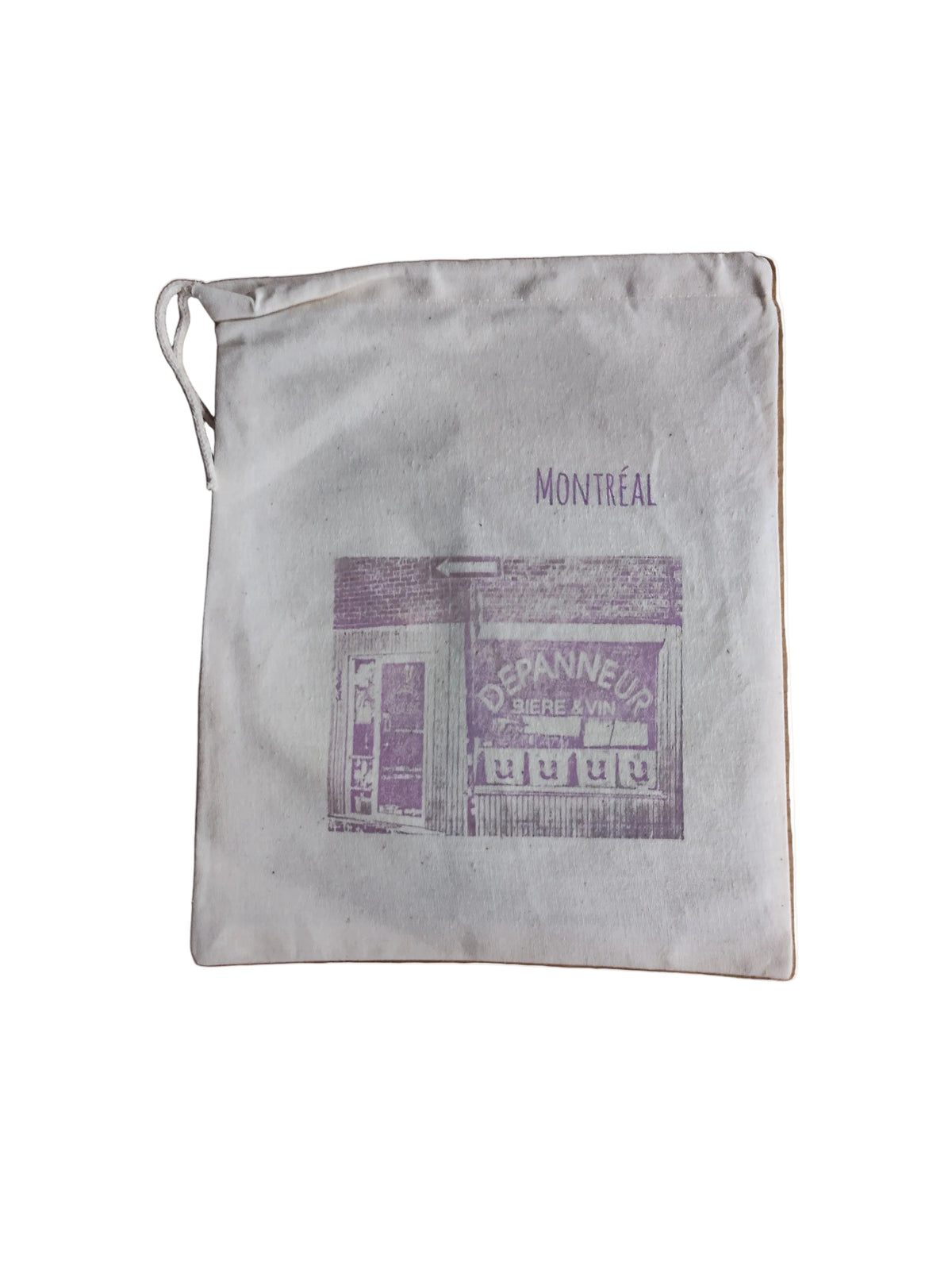 Pochette à cordon sérigraphiée - Moyen