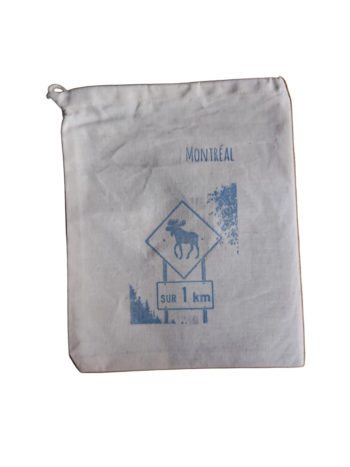 Pochette à cordon sérigraphiée - Moyen