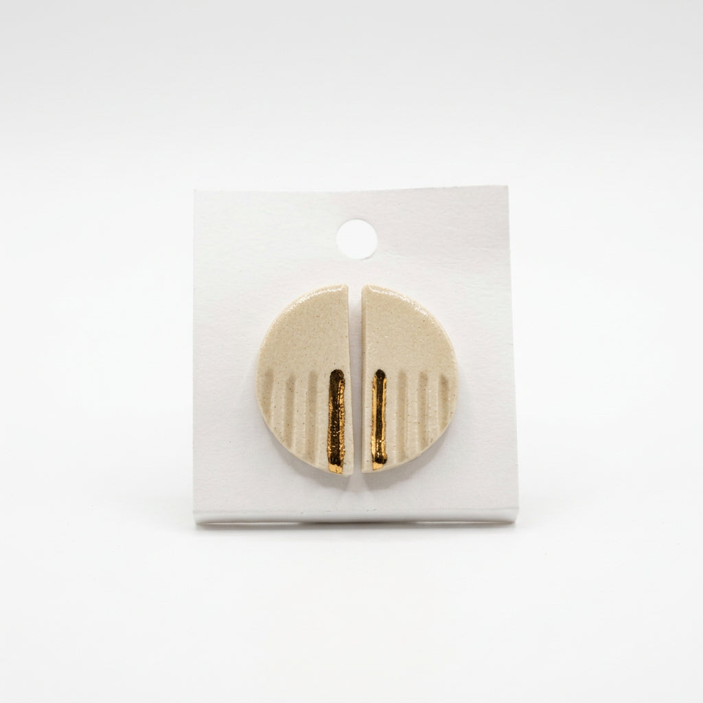 Boucles d’oreilles en céramique « Maya » - Petites