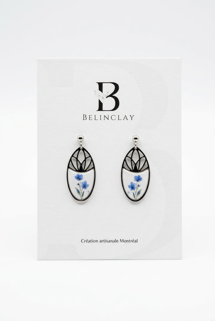 Boucles d'oreilles Flora