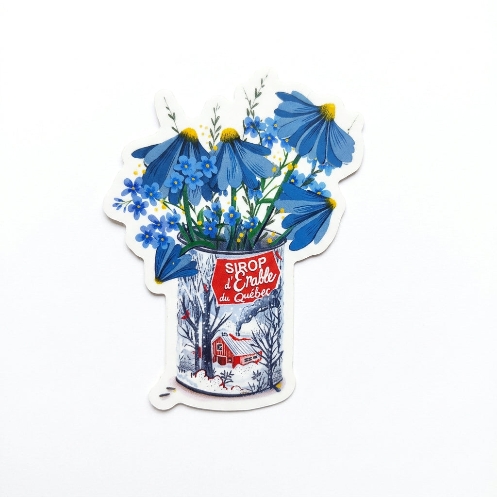 Cane de sirop et fleurs