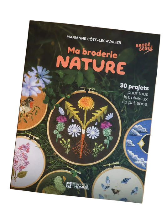 Ma broderie nature - Livre de broderie