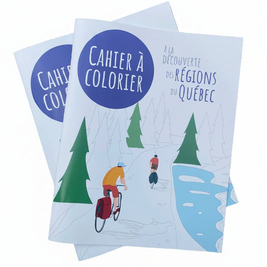 Cahier à colorier des régions du Québec