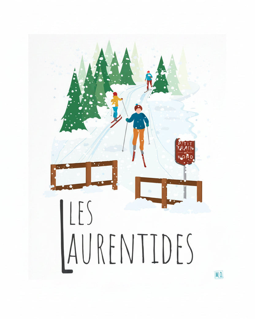 Les Laurentides - En hiver