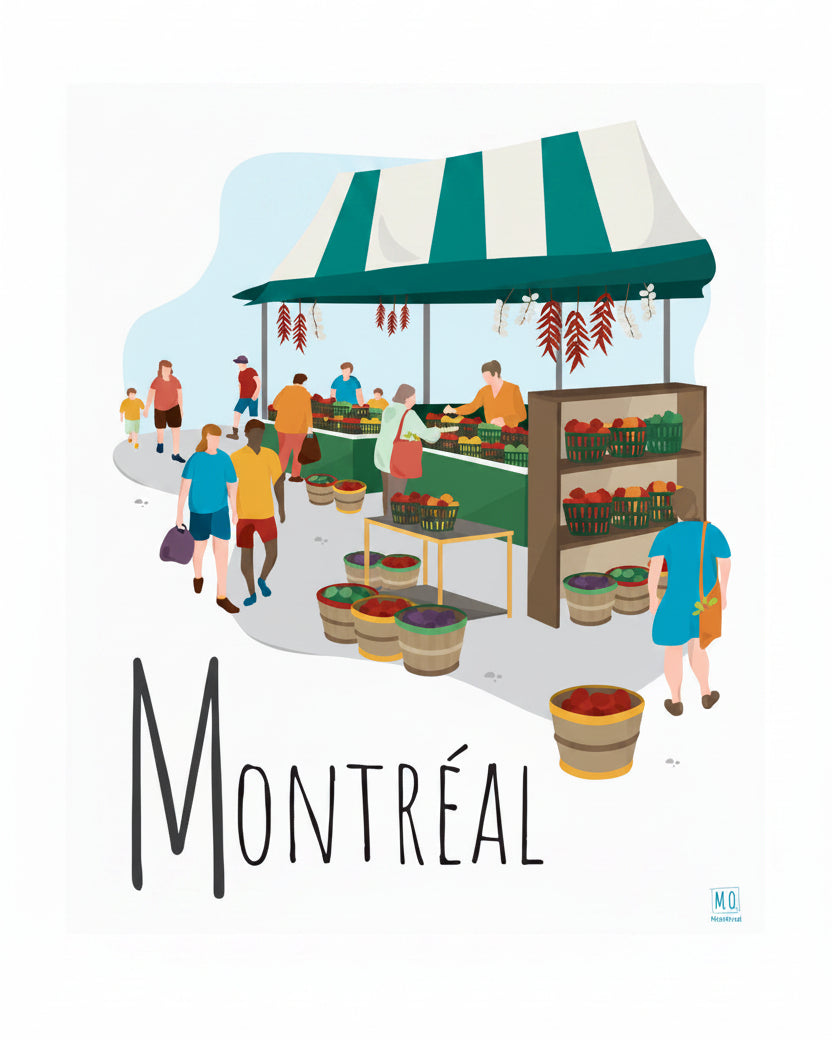 Montréal - Marché Jean Talon (été)
