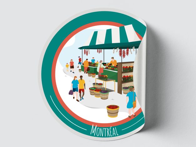 Montréal - Marché Jean Talon (été)