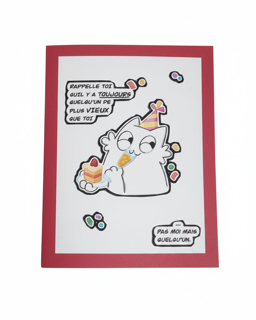 Cartes de souhaits - Cats and paper