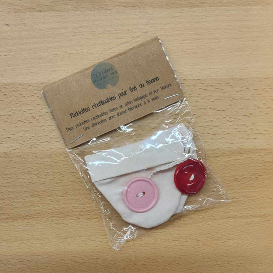 Pochettes à thé réutilisables