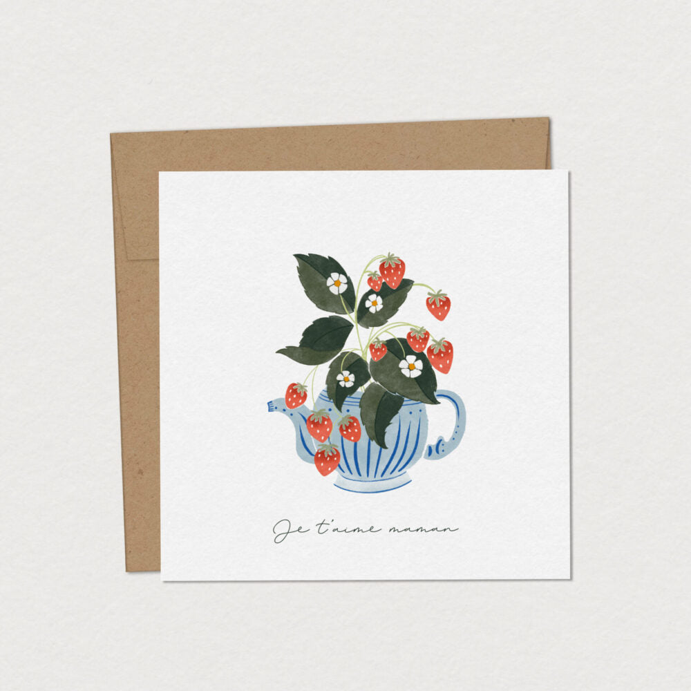 Cartes de souhaits carrées  – Mimosa Design