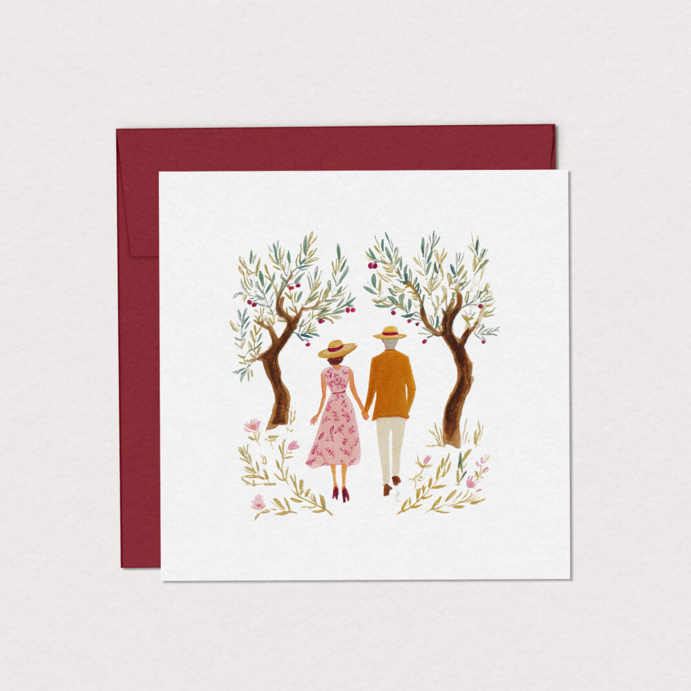 Cartes de souhaits carrées  – Mimosa Design