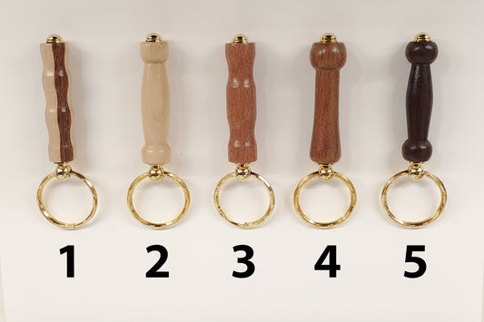 Porte-clé en bois fait à la main