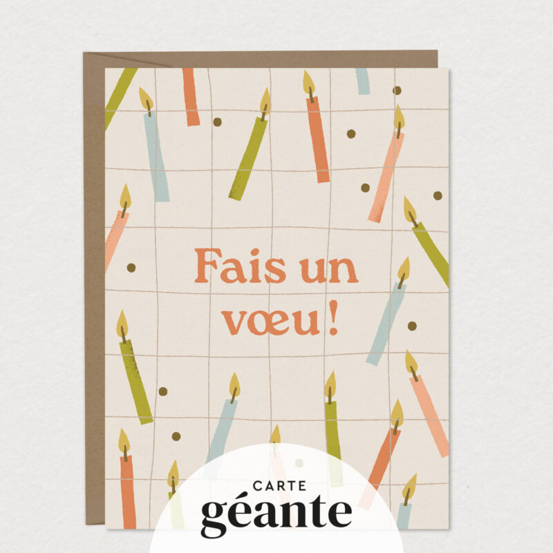 Cartes de souhaits géantes – Mimosa Design