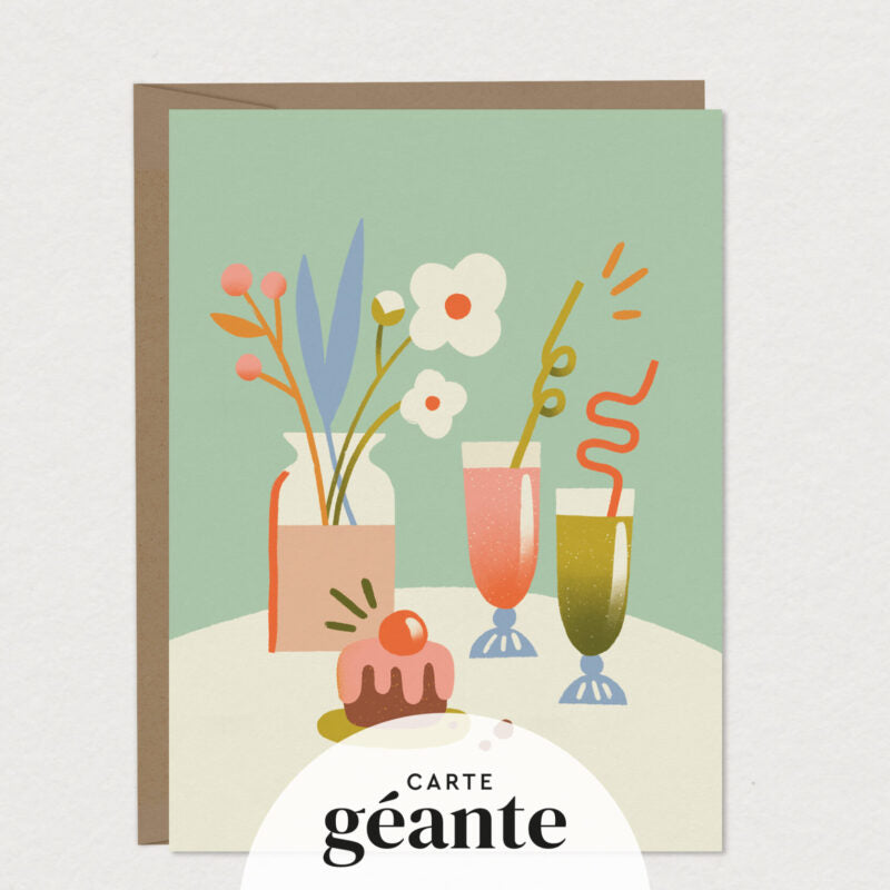 Cartes de souhaits géantes – Mimosa Design