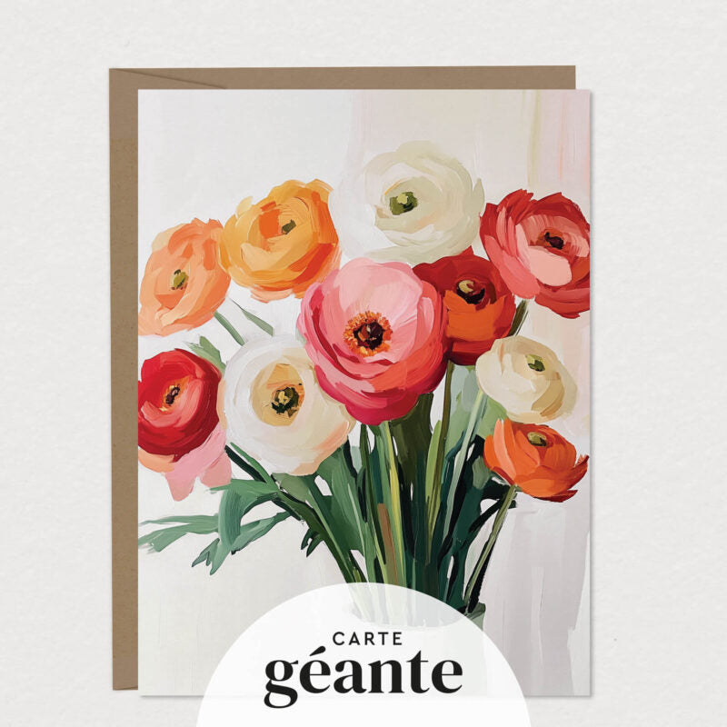 Cartes de souhaits géantes – Mimosa Design