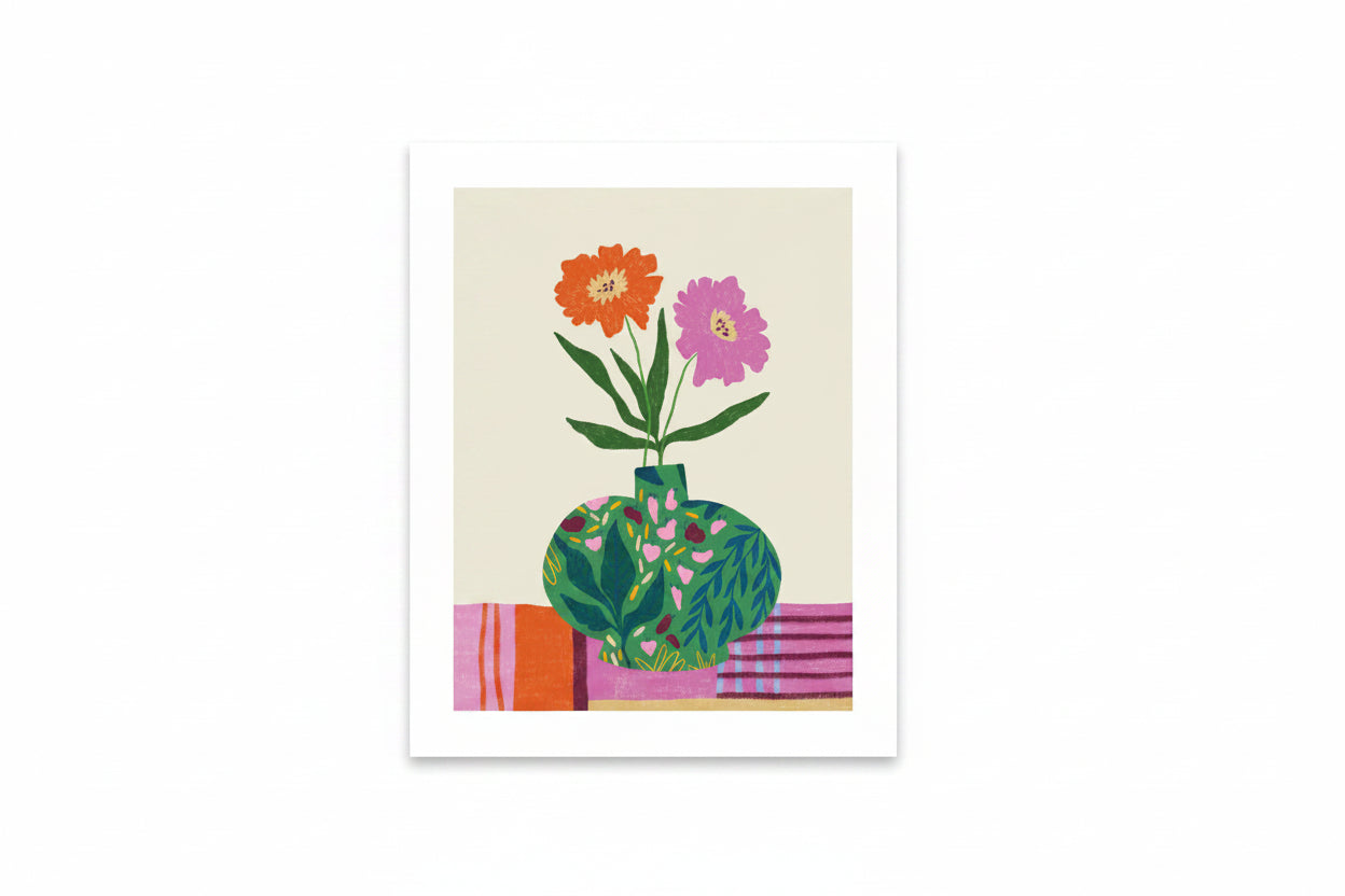 Vase floral
