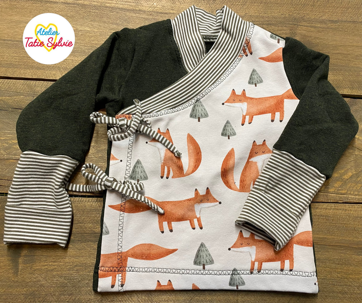 Veste kimono 6-12 mois