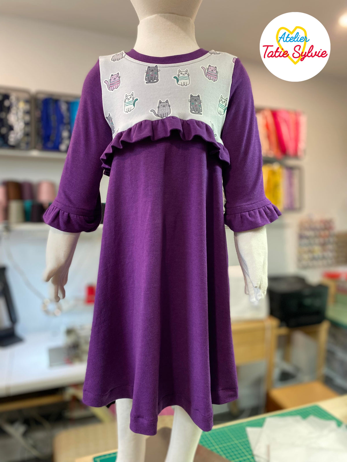 Robe à volant