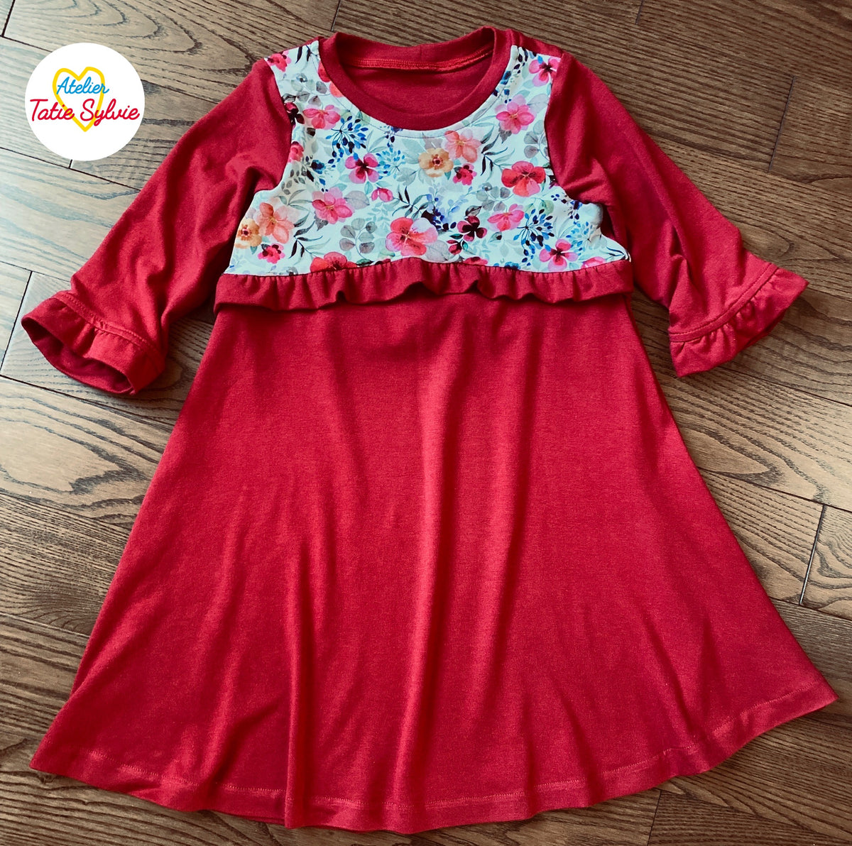 Robe à volant