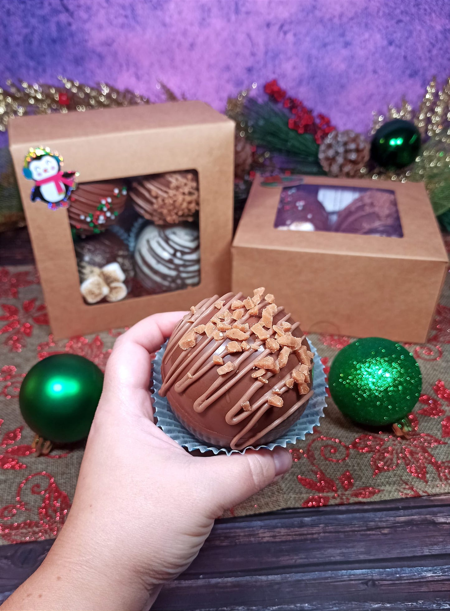 Bombes de chocolat chaud