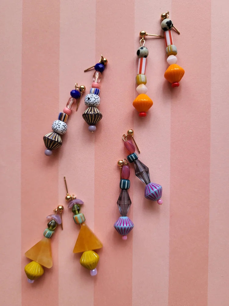 Boucles d'oreilles toupie