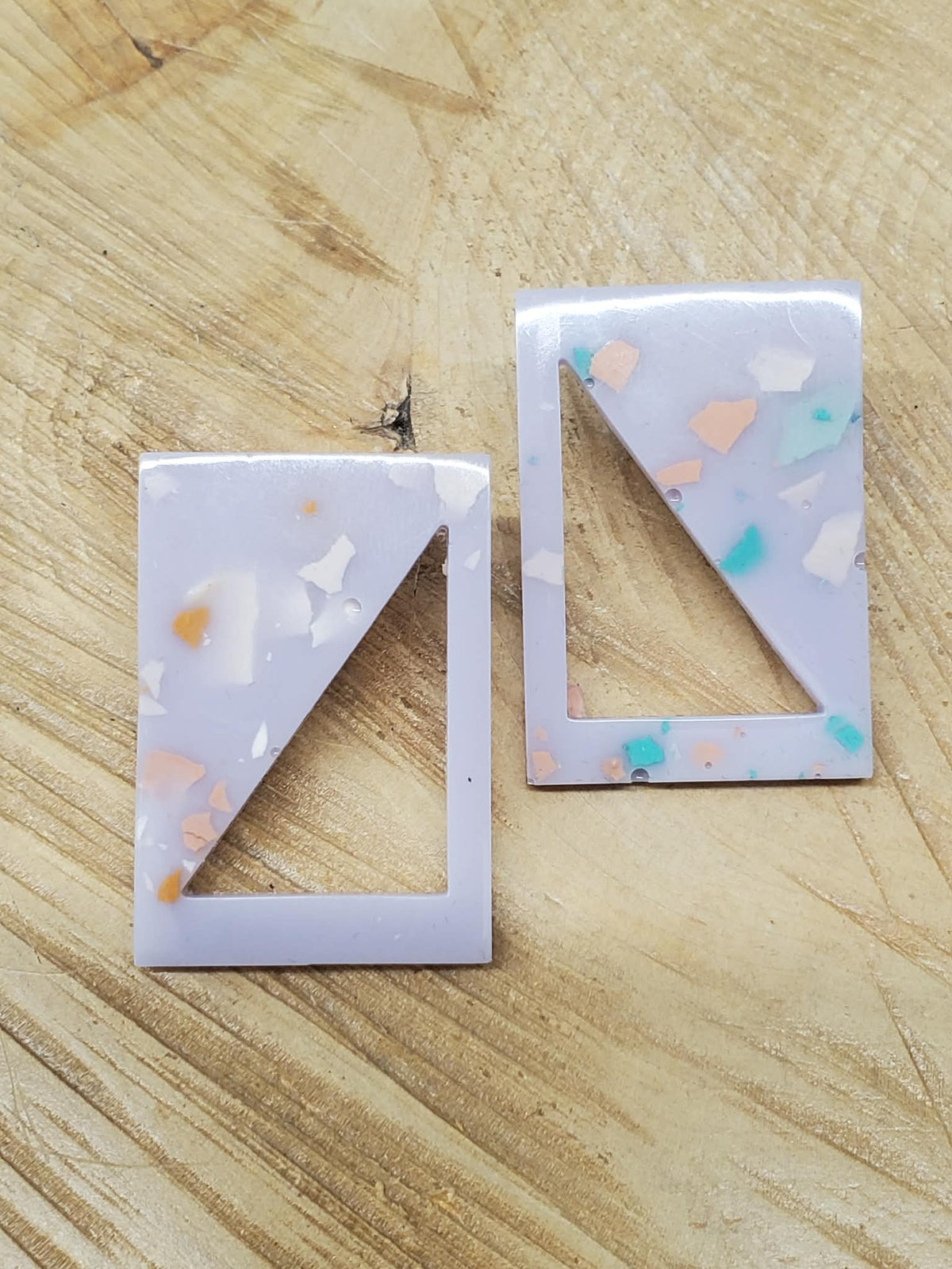 Boucles d'oreilles géométriques