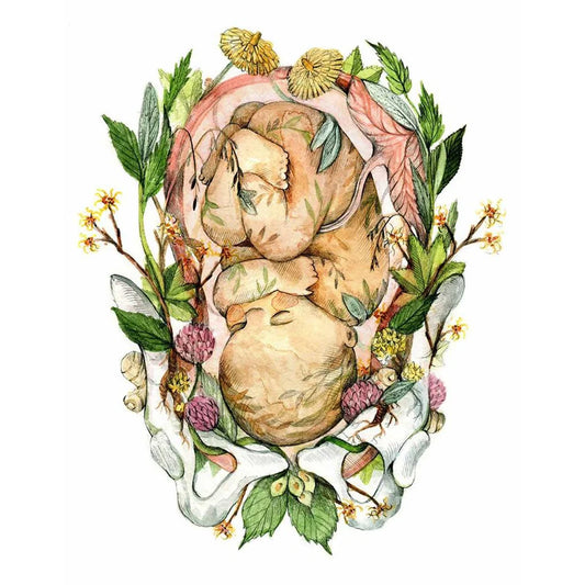 Bébé fleuri