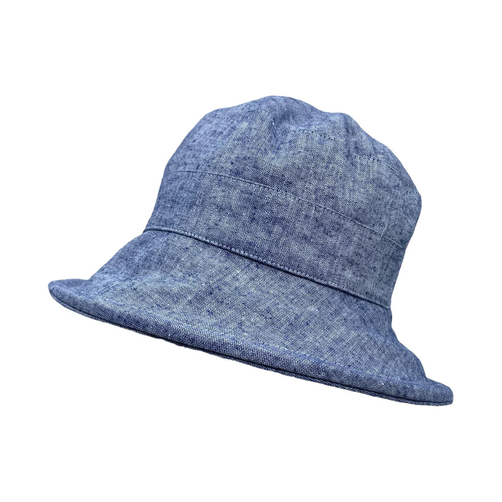 Chapeau en lin à large bord (-40%)
