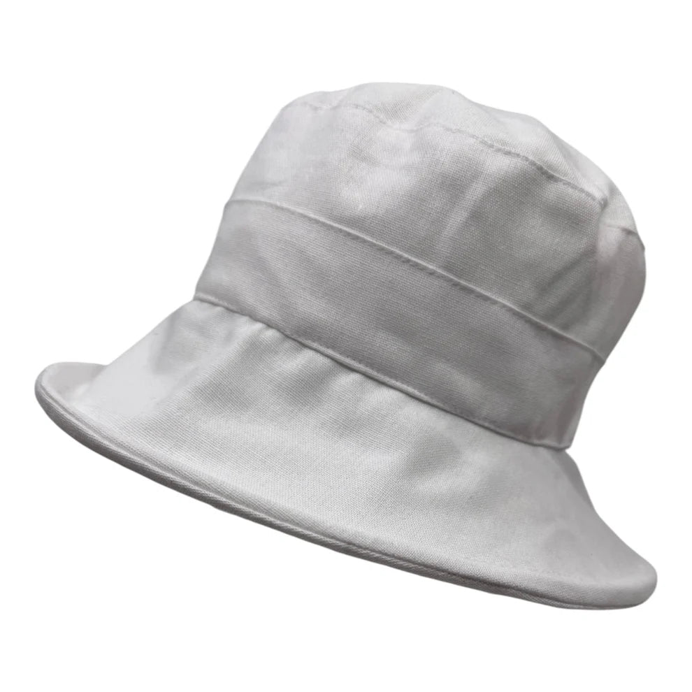 Chapeau en lin à large bord (-40%)