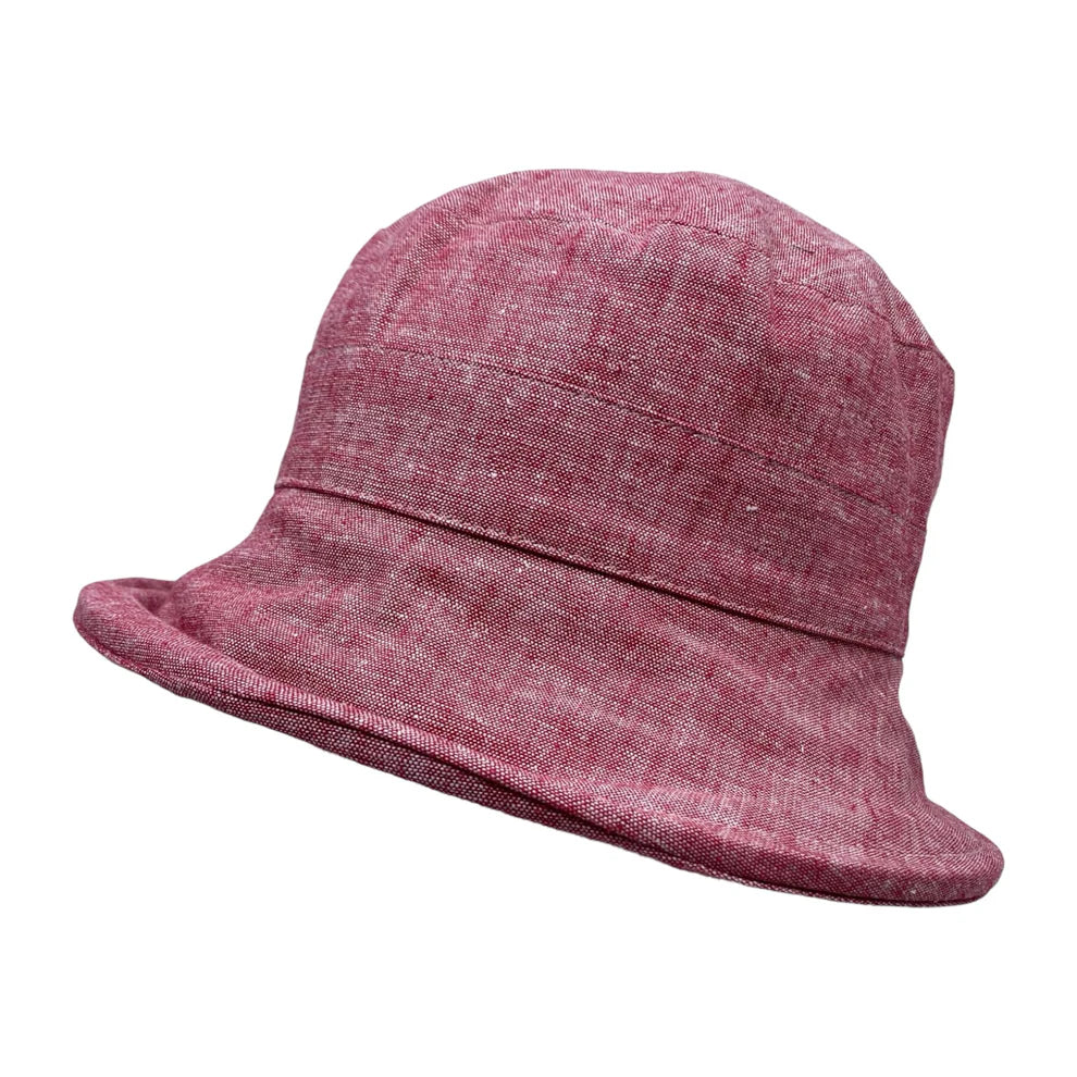 Chapeau en lin à large bord (-40%)