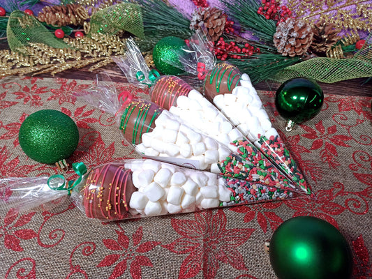 Cône mini-bombes de chocolat chaud