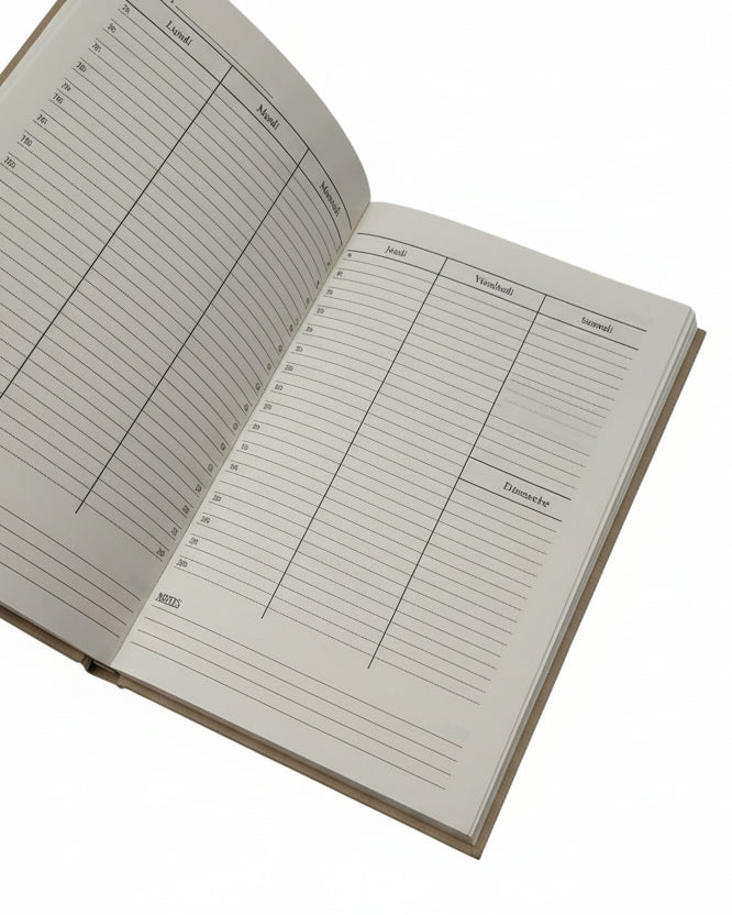 Agenda marbré non-daté