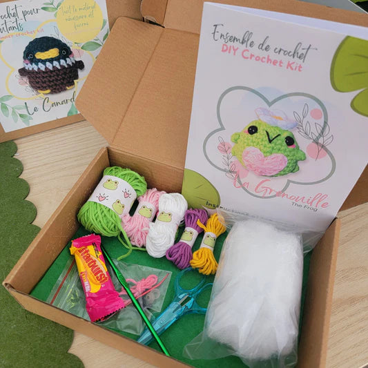 Kit de crochet pour débutants - La grenouille