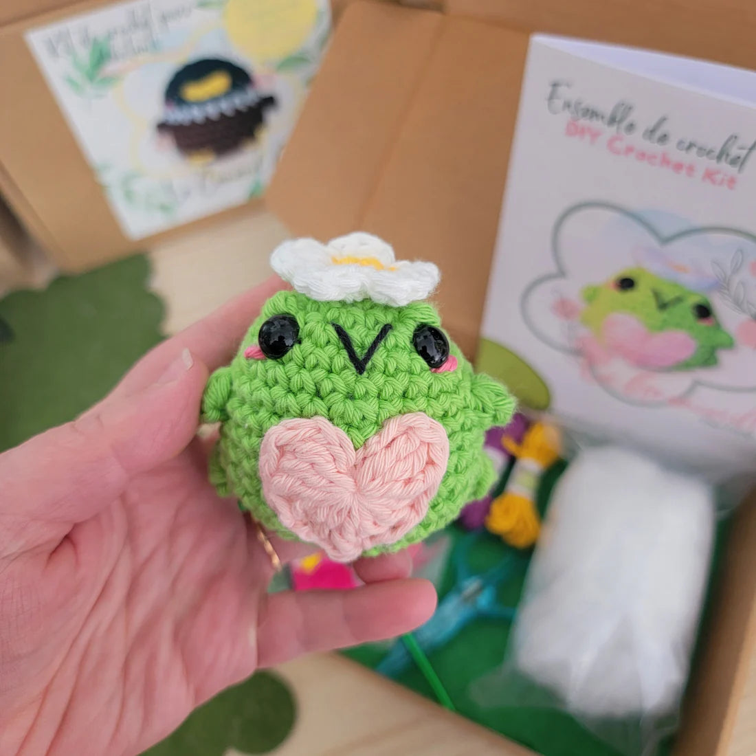 Kit de crochet pour débutants - La grenouille