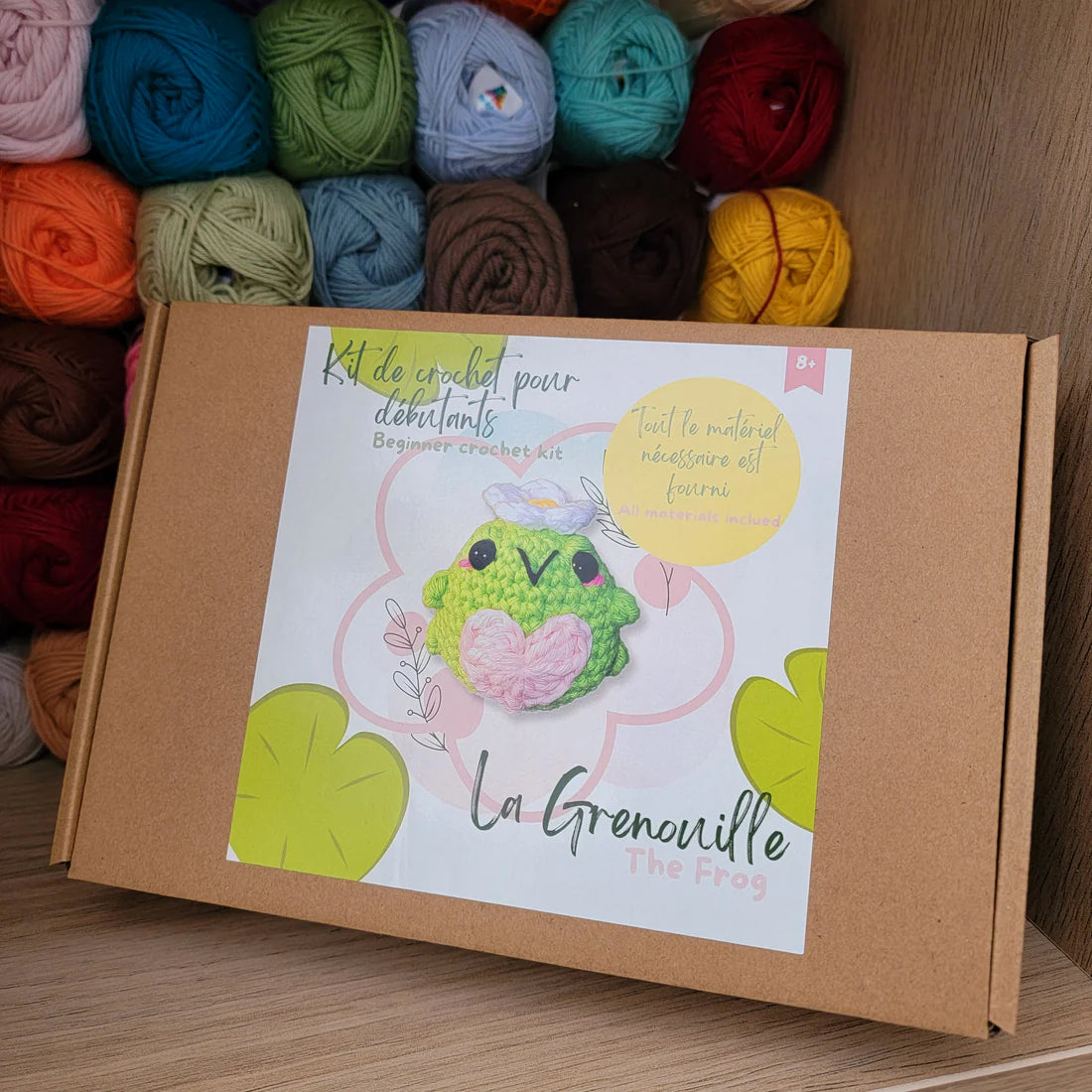 Kit de crochet pour débutants - La grenouille