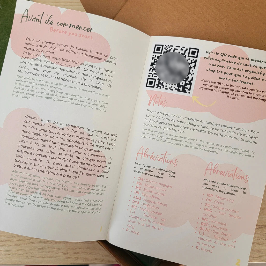 Kit de crochet pour débutants - Le canard