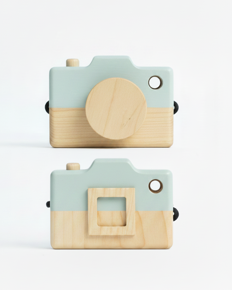 Appareil photo jouet en bois