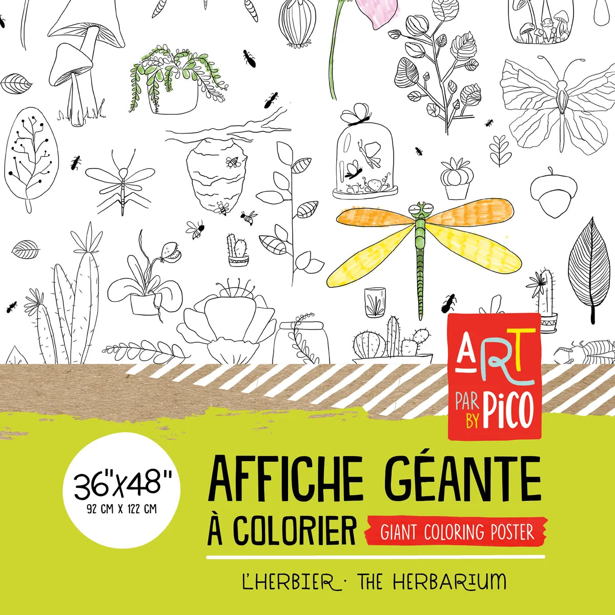 Affiche géante à colorier