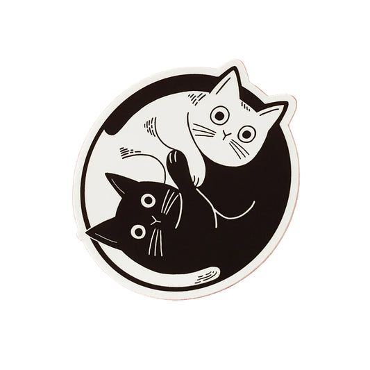 Aimant "Chat Yin Yang"